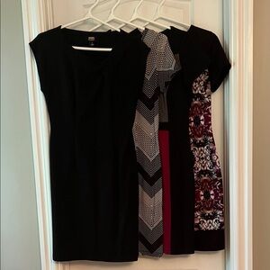 Chic Black and Patterned Women's Dress Collection